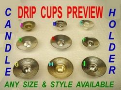 CANDLE HOLDERS - DRIP CUPS Preview