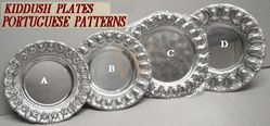 The 'PORTUGUESE' KIDDUSH TRAYS Collection,  Sterling Silver 