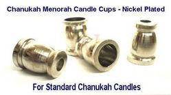 MENORAH CANDLE CUP, Nickel