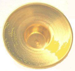 CANDLE HOLDER, DRIP CUP (24 pcs.) Brass