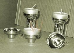 DRIP CUP for TRAVEL CANDLE, Nickel 