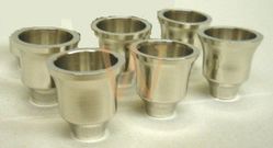 CANDELABRA CANDLE CUPS {12} Nickel