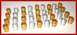 MENORAH CANDLE CUPS (36 PCS.) in Two Colors (20 Gold, 16 Silver)