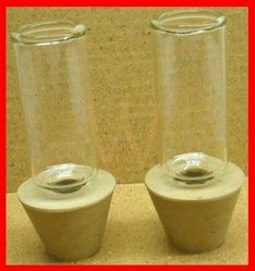 OIL GLASSES # 10 (9) with RUBBERS