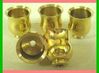 MENORAH CANDLE & OIL CUP, Large, Brass