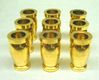 MENORAH CANDLE CUPS, Tall size (Set of 9) Brass