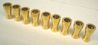 MENORAH CANDLE CUPS, Tall 'KINGDOM' style (Set of 9) Brass