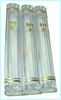 MEZUZAH with Back Cover, Size 15, Clear Plastic (50)
