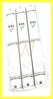 MEZUZAH with BACK COVER, Size 15, White Plastic
